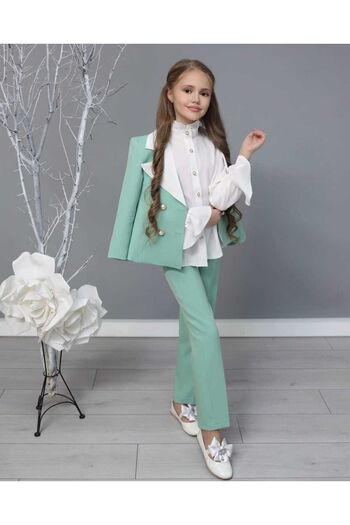 By Feyza Kids Collection Girl's Holiday Set