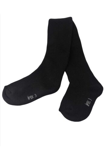İpek Children's Towel Pantyhose Black 3 Pcs