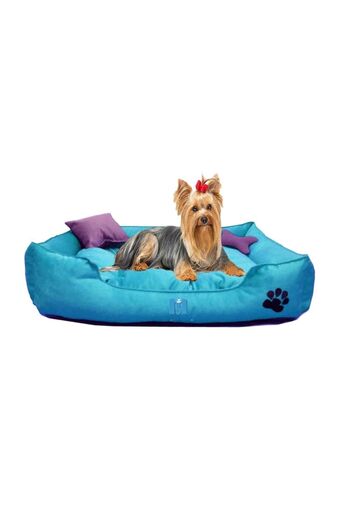 Mavi Vitrin Ultrasoft Medium Breed Washable Pet Living Bed Silicone Fiber Filled Strength Fabric