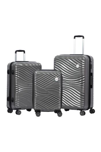 Biggdesign Moods up Anthracite 3-Piece Suitcase Set