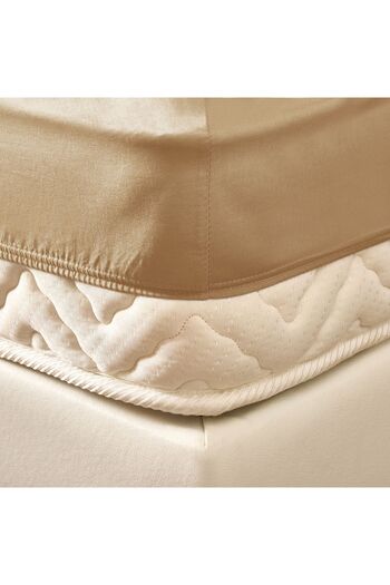 Evidea Milky Brown Single Soft Sheet - Elastic, 100X200 cm