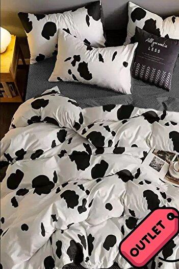 İQON Double Elastic Duvet Cover Set - Outlet-dlmçyl (Faulty)