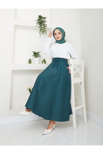 VOLT CLOTHİNG Women's Parachute Skirt with Pocket Detail