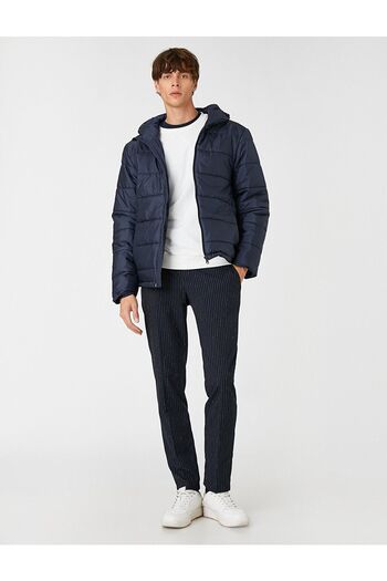 Koton Men's Basic Inflatable Coat