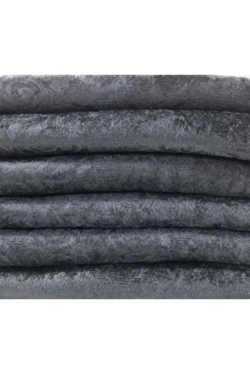 Esse Anthracite Embossed Patterned Non-Slip Sponge Sofa Sofa Bed Couch Cover