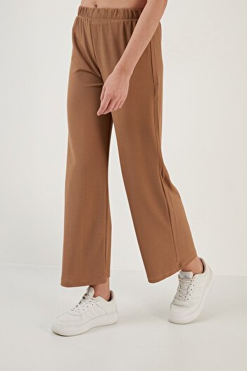 Lela Fitilli Rahat Kesim Bol Paça Pantolon Pantolon 5865028