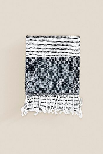İrya Alaz 100% βαμβακερό Peshtemal Blue 90x170