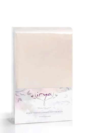 İrya Combed Cotton Duvet Cover Beige 200x220