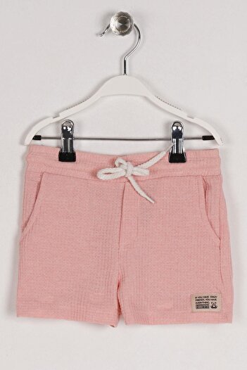 zepkids Pocketed Embroidered Model Pink Color Boy's Sort