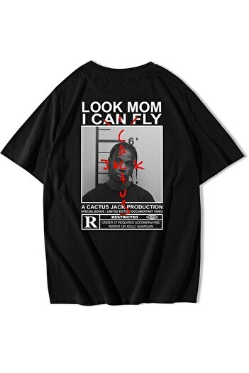 BRZ COLLECTION Μπλουζάκι Unisex Oversize Travis Scott Cactus Jack