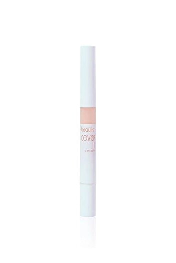 beaulis New Cover It Concealer Tip Puff Applicator under Eye Liquid Concealer-136 Light Honey