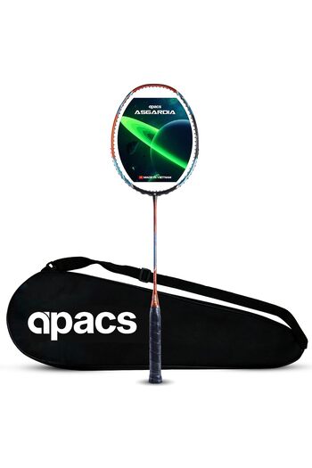 Apacs Asgardia Control Badminton Racket | 73g Ultra-Light | Japanese Graphite | Unstrung Racket | G2 Grip