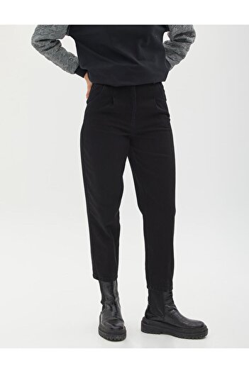 Kayra Τζιν Slouchy Παντελόνι Μαύρο
