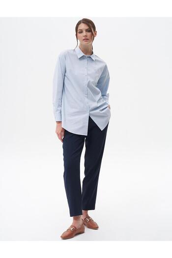 Kayra Πουκάμισο Ice Blue Poplin - Με κουμπί