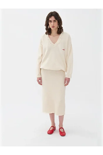 Nocturne Knitwear Midi Skirt