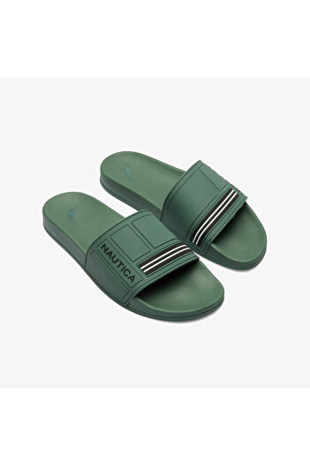 Nautica Classic Men's Green Slippers