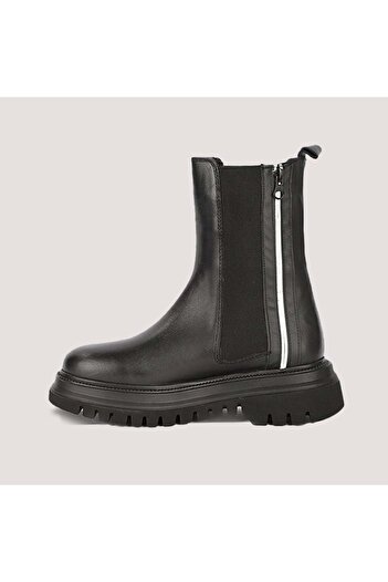 Bulldozer 240573 Women's Leather Boots 38 Black