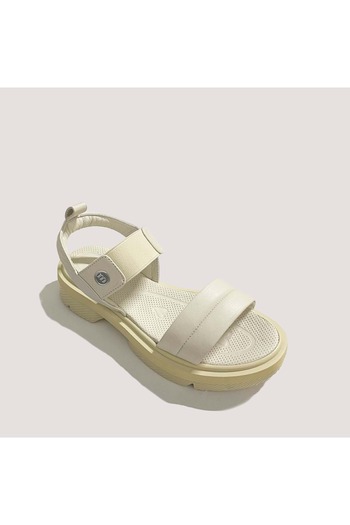 Mammamia 1020 Women's Leather Sandals - White - 37