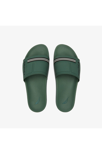Nautica Classic Men's Green Slippers