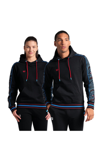 ARENA Unisex Black Casual Style Sweatshirt - Fireflow Hooded 008612550