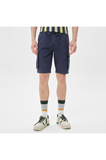 Lacoste Erkek Regular Fit Lacivert Bermuda