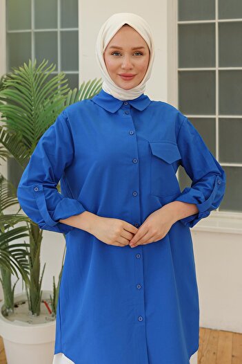 Armine Armine Trend Saks Shirt Collar Tunic - Pocketed 24yt470