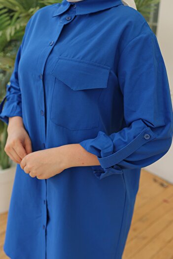 Armine Armine Trend Saks Shirt Collar Tunic - Pocketed 24yt470