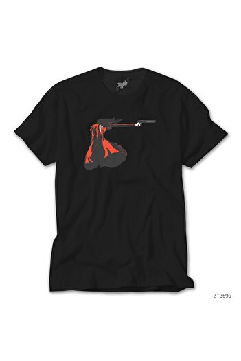 Liyada Hellsing Ultimate Gun Black T-shirt