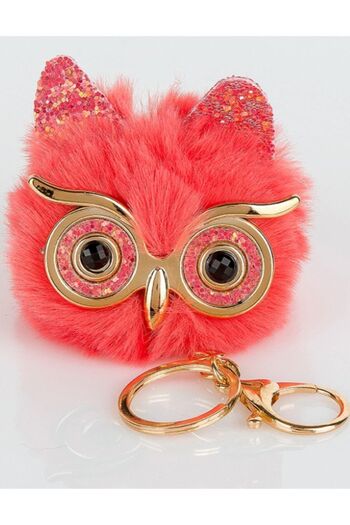 TOYFEST Plush Owl Keychain