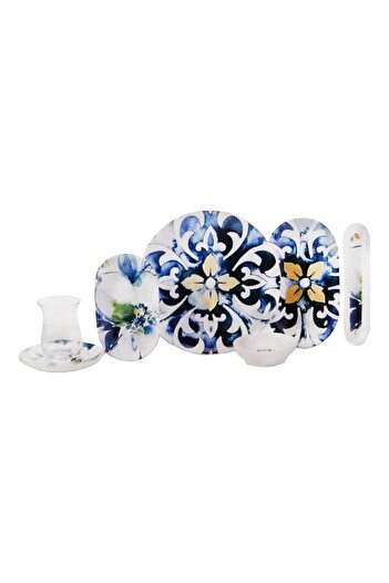 KORKMAZ A8391 Gardena Collection Breakfast Set 28 Pieces