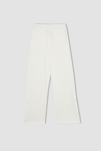 DeFacto Sweatpants with Wide Leg and Pockets - Fit Wide Leg A7155Ax23Au