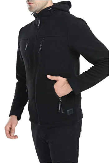 Vio Belle Ανδρικό Fleece Tactical - Army Hooded Jacket
