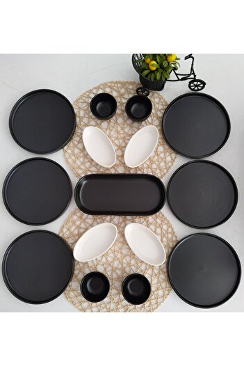Keramika 15 Piece Breakfast Set for 6 People