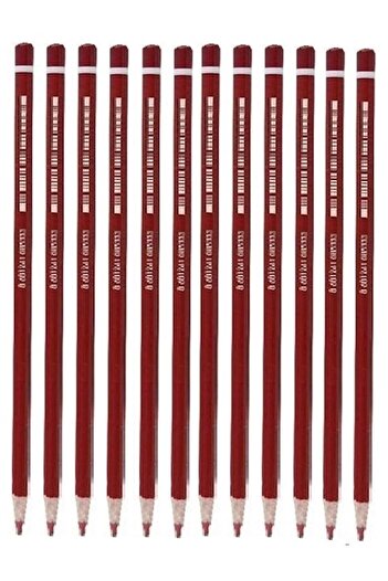 Adel Basic Red Copy Pencil 1 Dozen (12 Pcs)