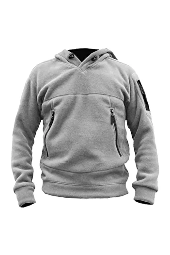 GENIUS STORE Pánský taktický fleece Kombat Outdoor s kapucí Polar Outdoor