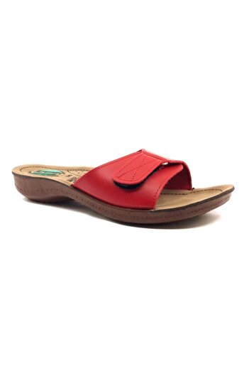 Polaris Red Heel Gel Orthopedic Slippers