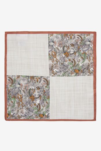 AC&Co / Altınyıldız Classics Beige and Brown Men's Handkerchief