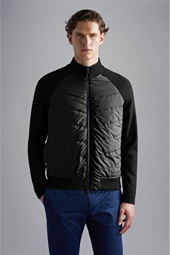 PAUL&SHARK MEN'S ZIPPED PULLOVER C.WWOOL