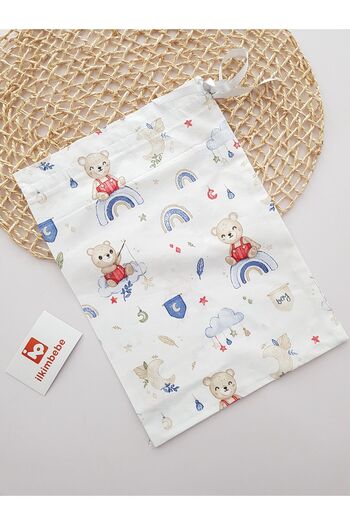 ilkimbebe Teddy Bear Care Pouch for Baby and Child Care