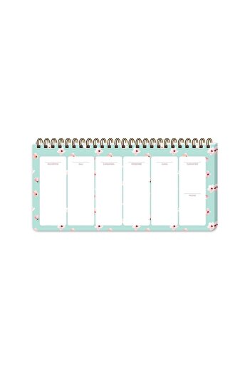 KESKİN COLOR 13x27 Spiralli Planner - Su Yeşili