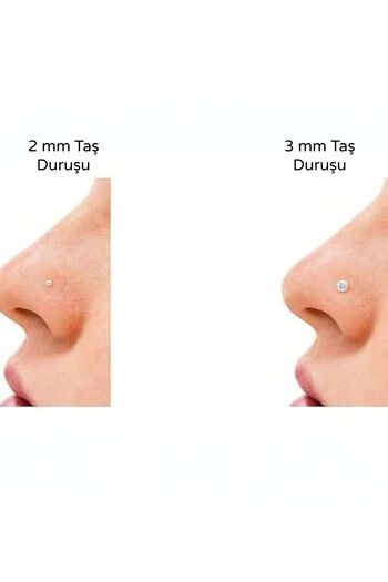 MAZEN 3 Adet Zirkon Taşlı Kararmaz Cerrahi Çelik Hızma