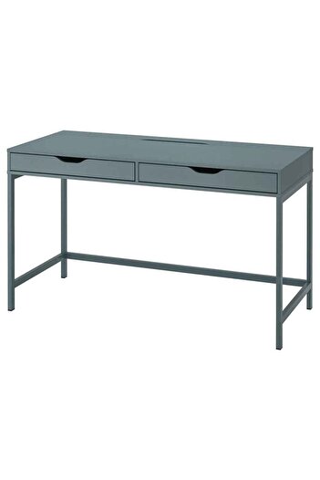 IKEA ALEX Çalışma Masası, 2'li Stoper Çekmeceli, 132x58 cm