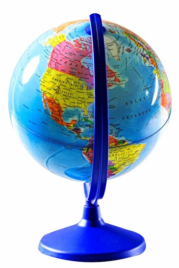 Artı IŞIKSIZ SİYASİ DÜNYA KÜRE ( YERKÜRE ) 26 CM