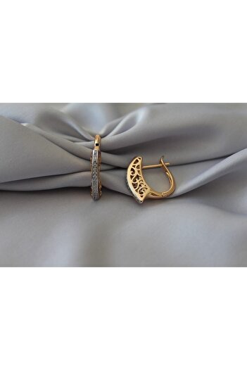 eGRAPEE Gold Modern Zircon Stone Earrings