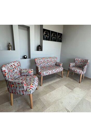 WATERYBROOK Çay Seti Koltuk Takımı - Cafe - Balkon - Bahçe - Ofis Mobilyası - Oturma Grubu