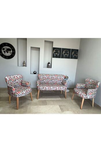 WATERYBROOK Çay Seti Koltuk Takımı - Cafe - Balkon - Bahçe - Ofis Mobilyası - Oturma Grubu