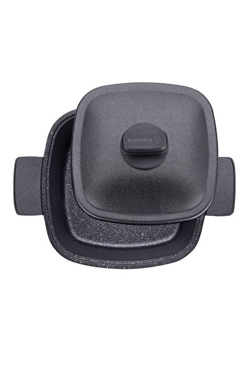 KORKMAZ Casterra Square Cast Pot 24x24x11.5