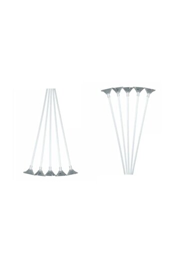 asöy Plastic Balloon Stick 50 Balloon Holders