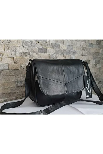 atter Geantă de damă din piele naturală (25 cm x 20 cm)