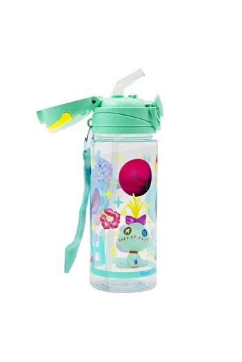 Stitch Turquoise 500 ml Licensed Flask with Straw - OTTO-42541